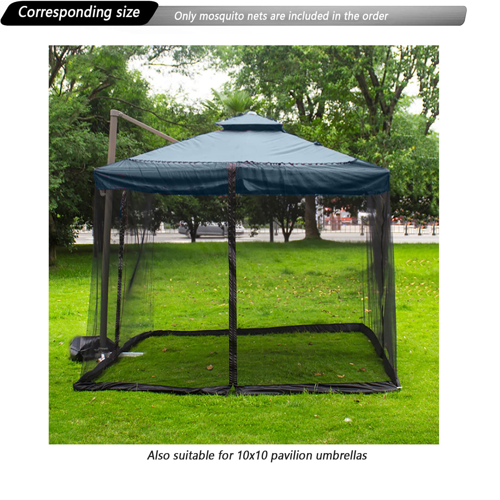 Tiimmgaal ideal for patio nights, creating a breathable insect-free space.