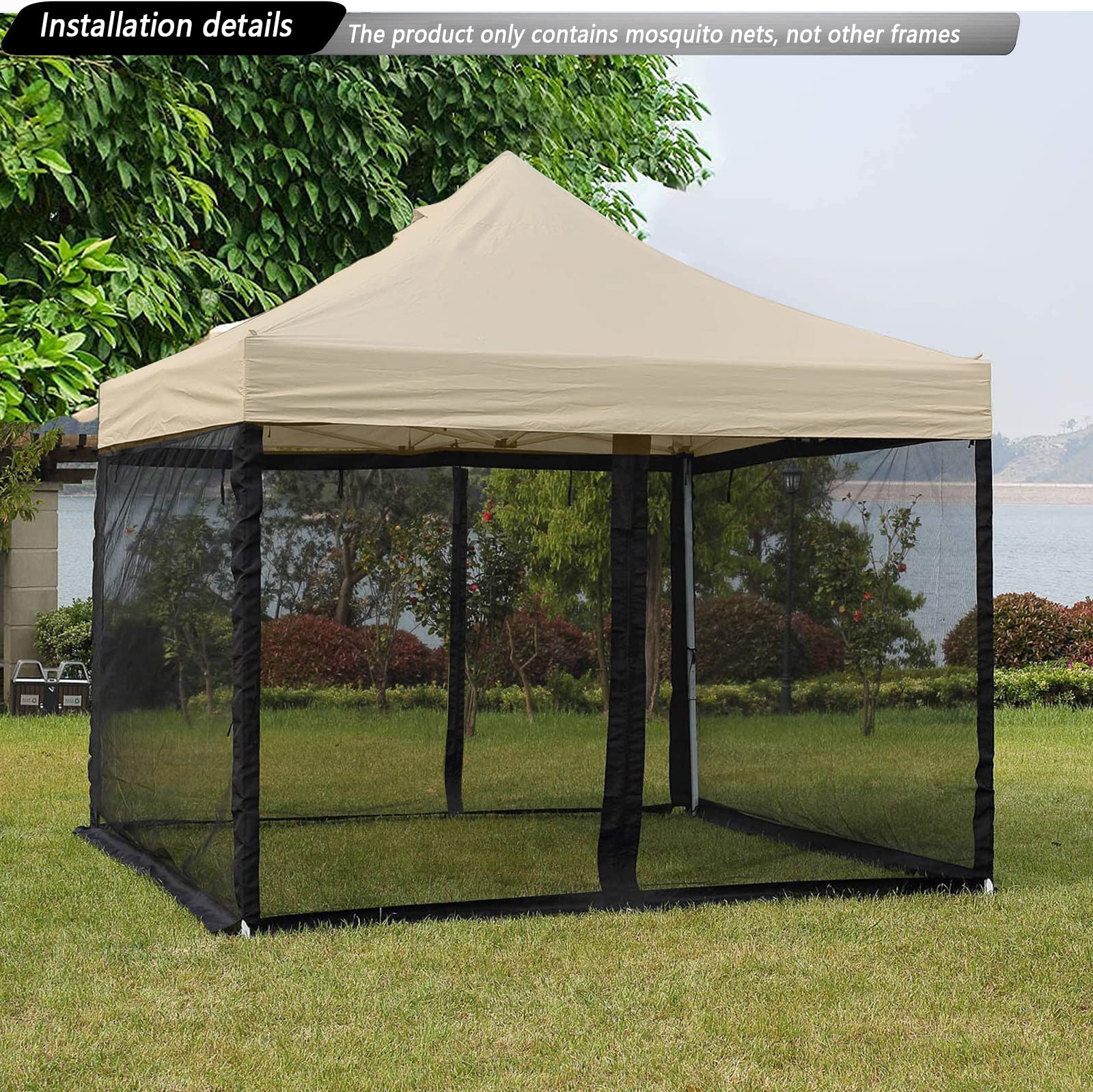 Tiimmgaal perimeter-attachment design lets flexible fitting around a tent frame.