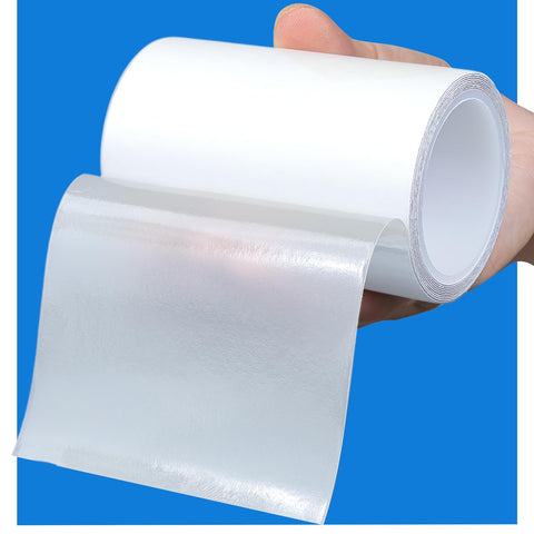 Tikfoam 7ft repair patch roll close-up for flexible hole repair.