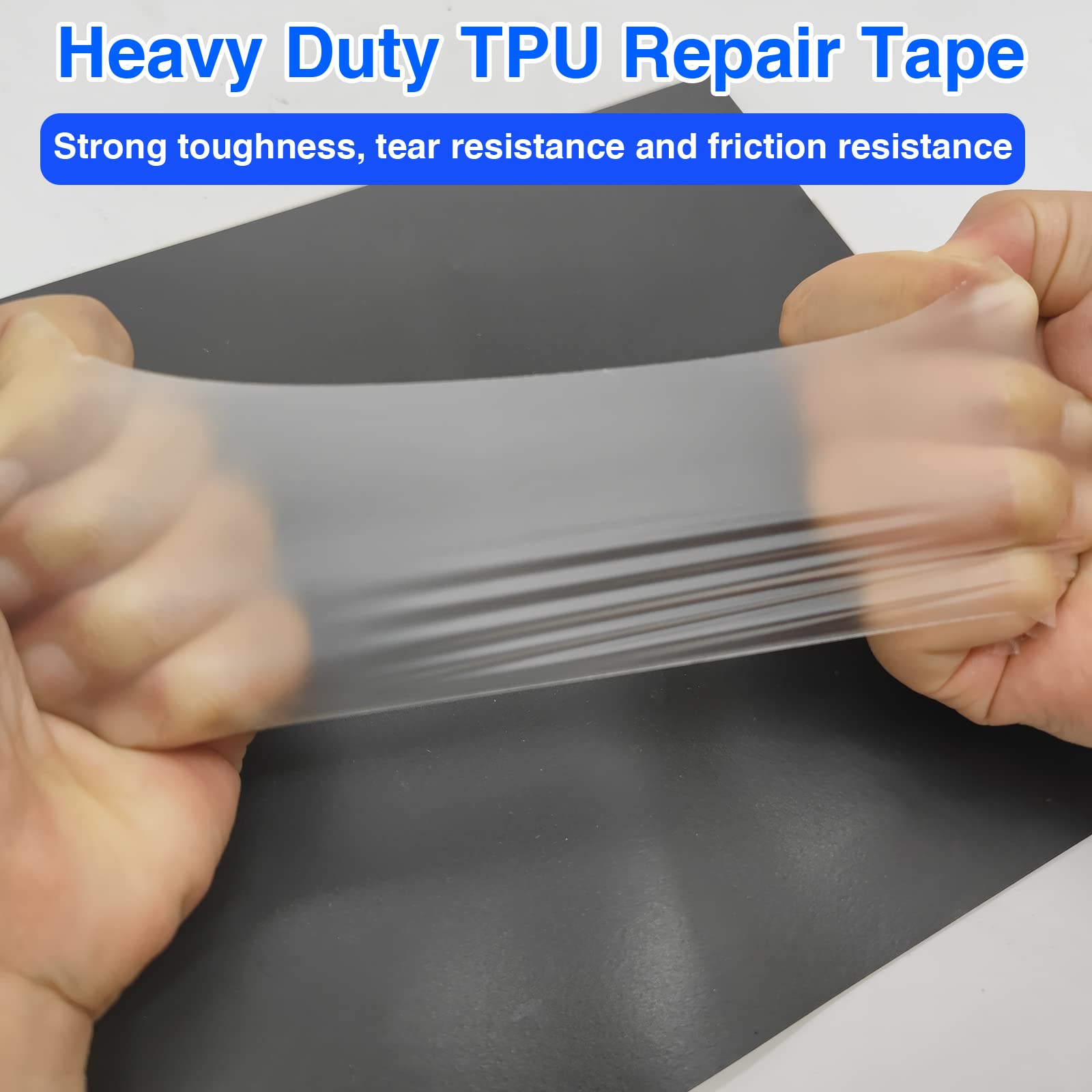 Tikfoam TPU waterproof patch adhesive top view shows durable outdoor adhesion.