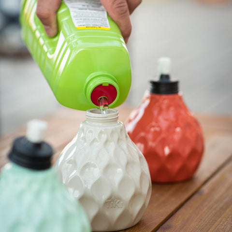 TIKI Clean Burn compatible with all TIKI torches and table torches