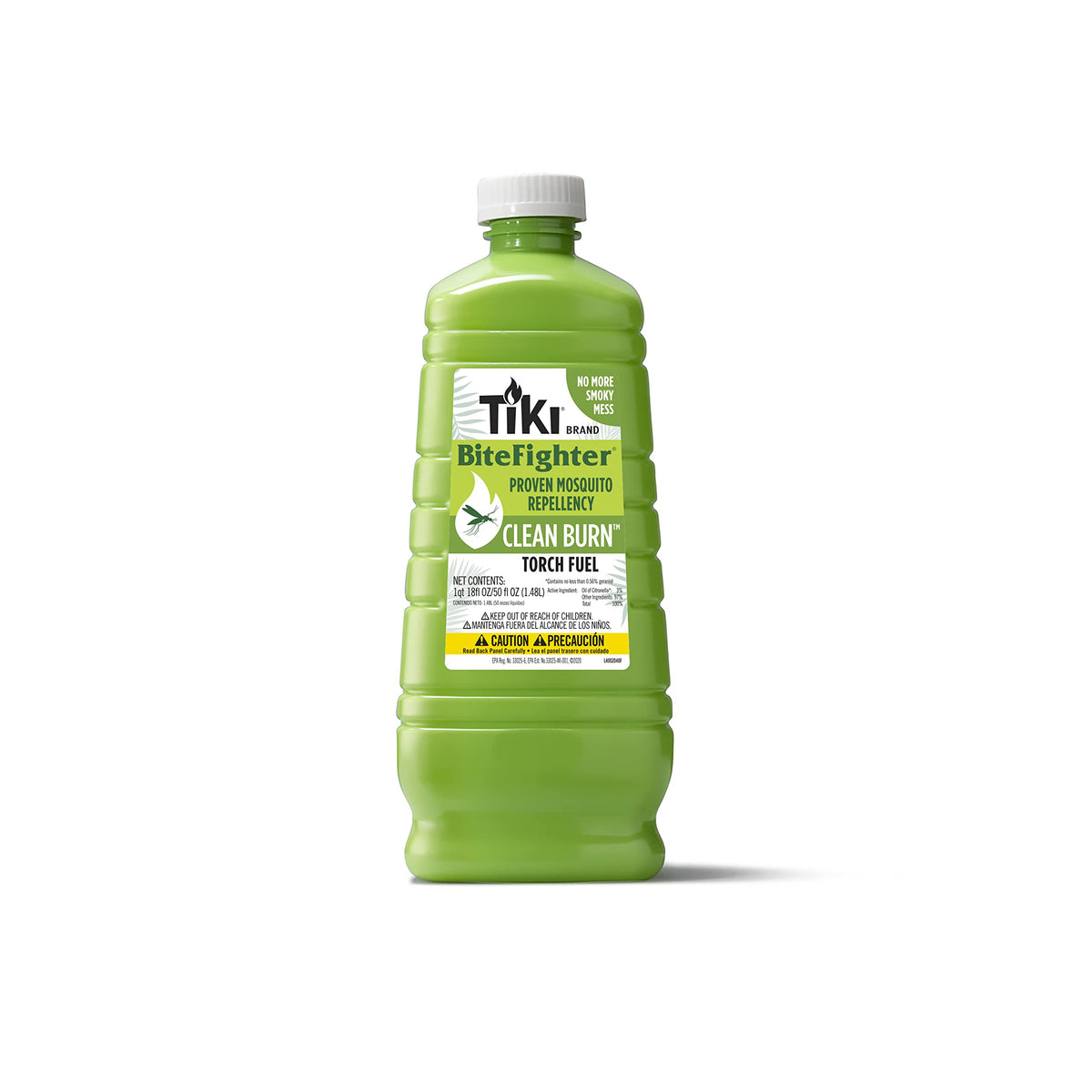 TIKI Clean Burn 50-ounce bottle reduces smoke for outdoor spaces