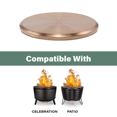 Weather-resistant cover compatibility demonstrates all-season protection on the surface.
