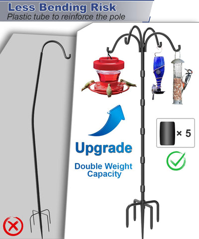 Tikimilor plastic tubes boost stability, reducing bending for outdoor use.