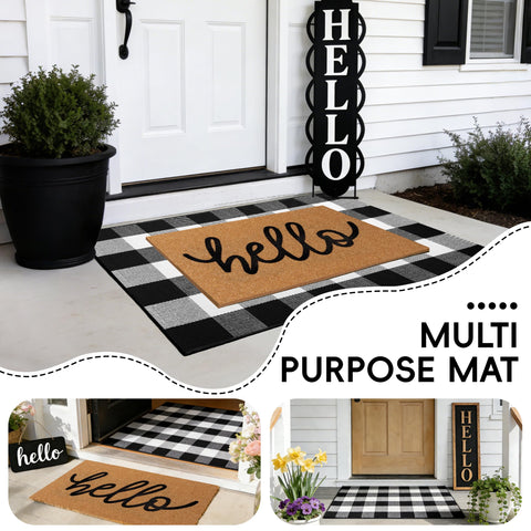 TIKIRUGI front porch decor-ready mat set enhances curb appeal across seasons.