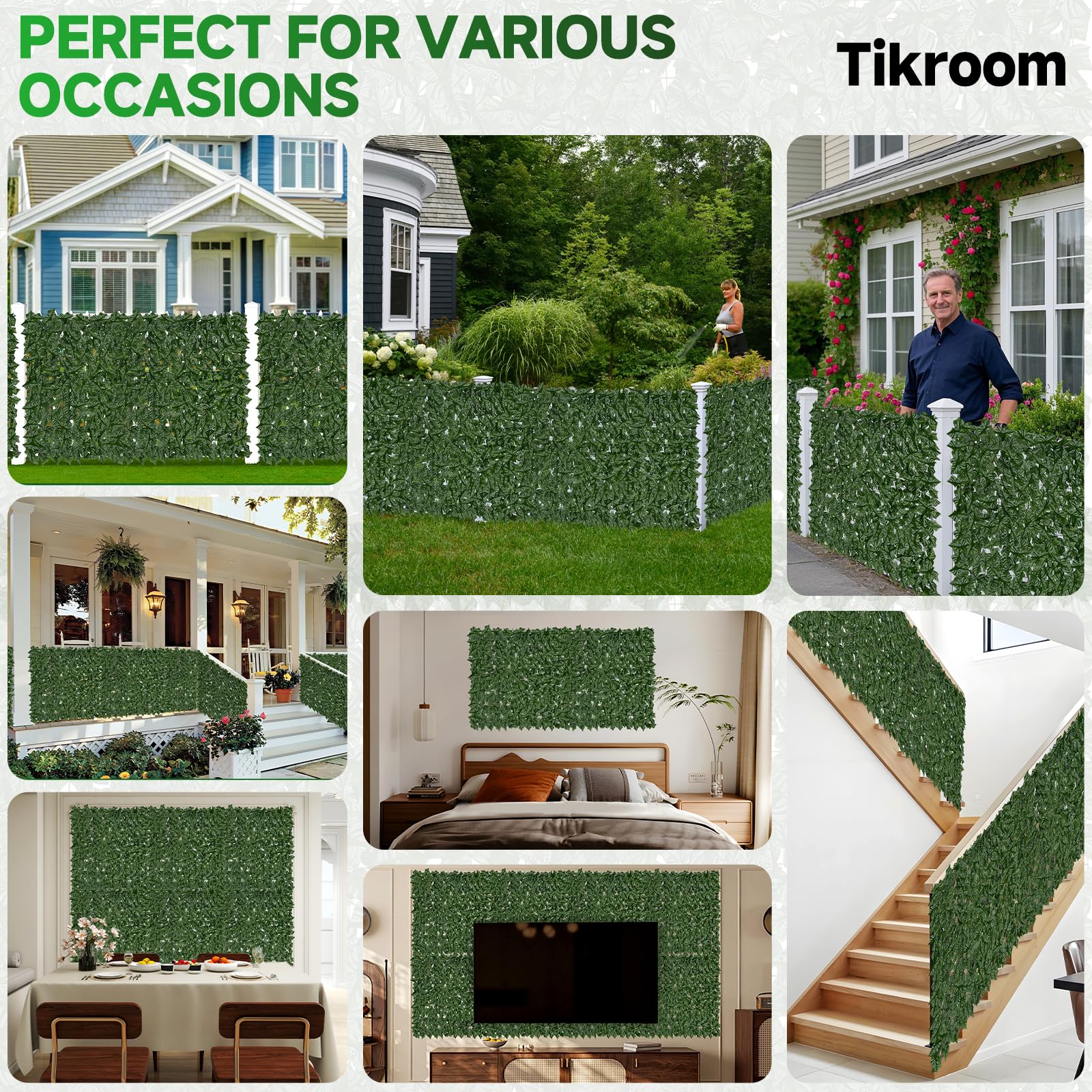 Tikroom ivy leaf close-up showing realistic texture and detail.