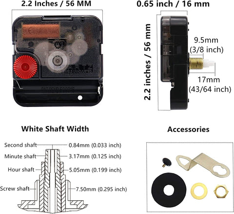 TIKROUND Youngtown 12888 shaft length 17 mm detail fits slim panels.