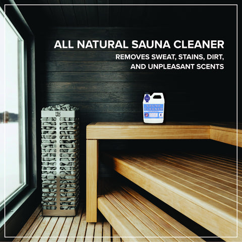 Tillbrook Sauna Cleaner ingredients closeup highlights naturally derived formula