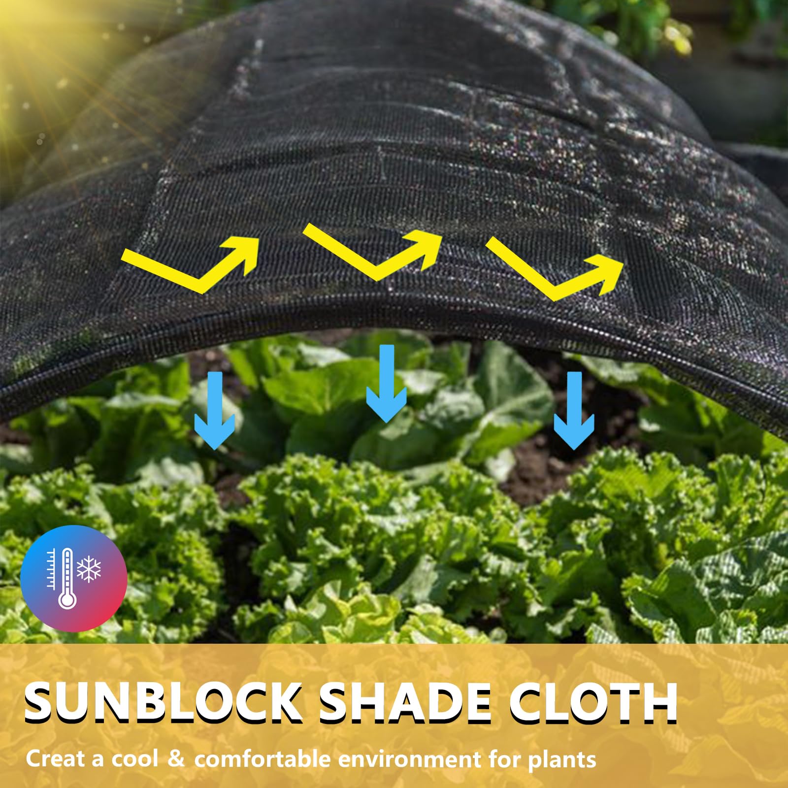 Tilvex shade cloth over a patio area creates a cooler outdoor space.