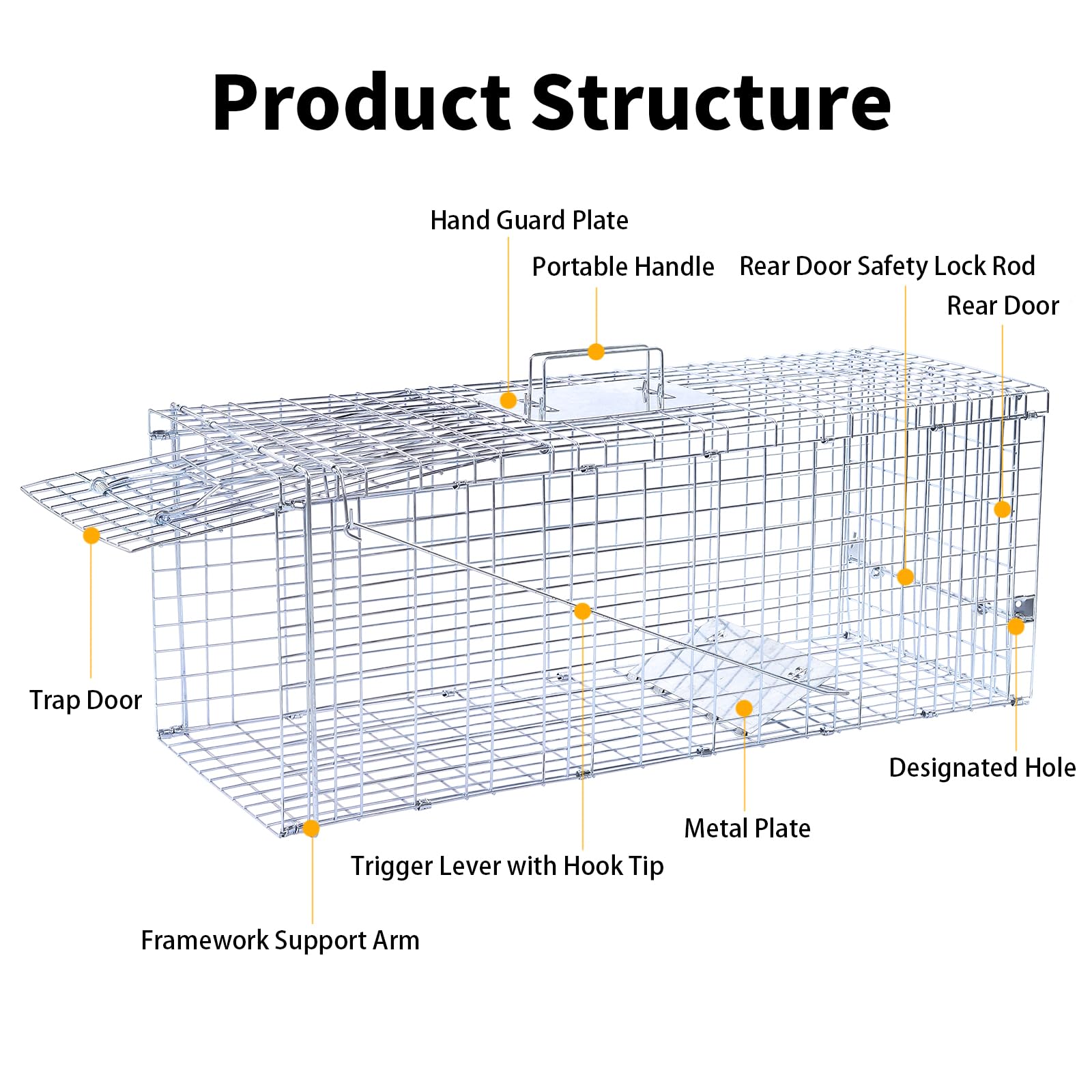 Timaze galvanized steel construction provides rust resistance and durability