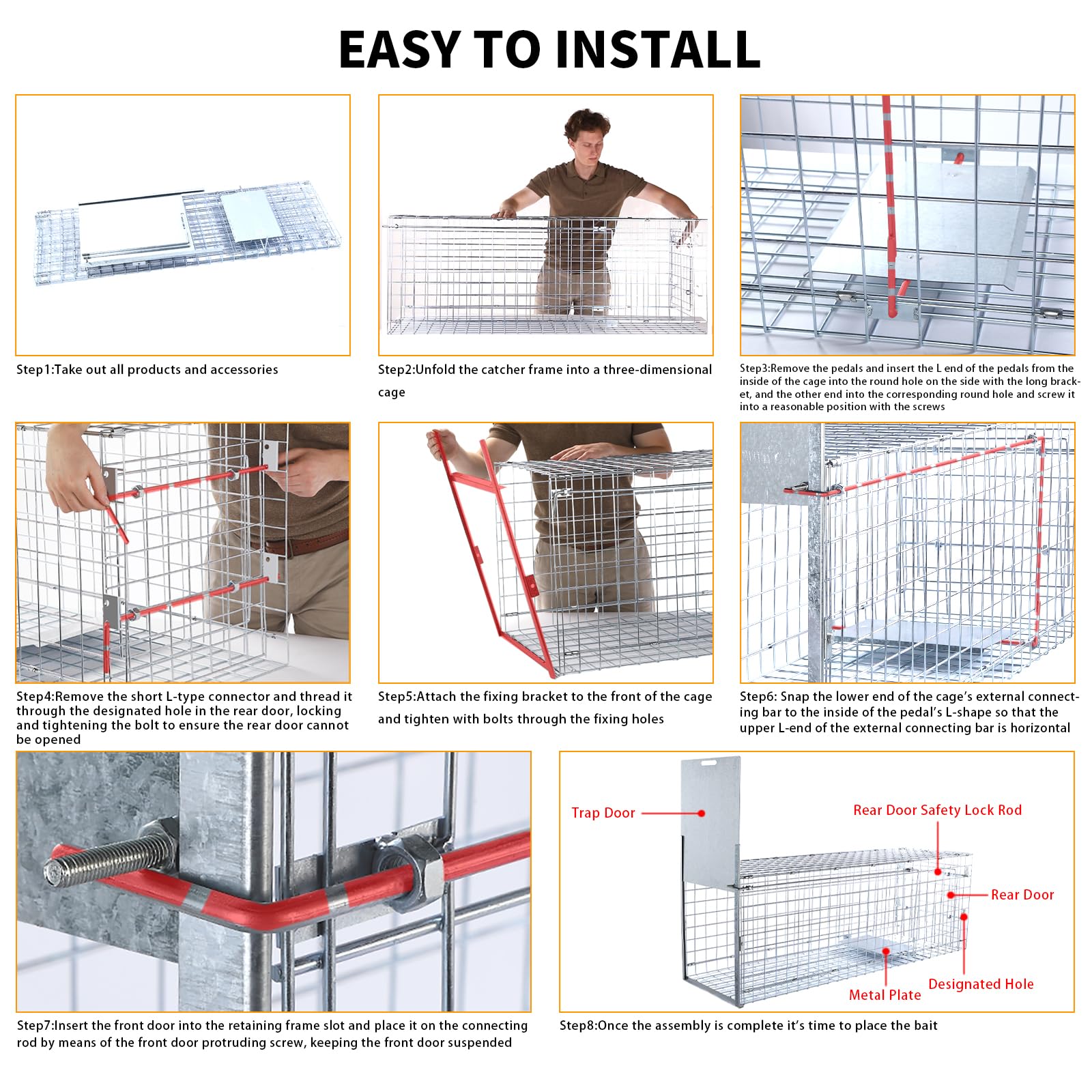 Timaze humane trap design that captures wildlife without harm.