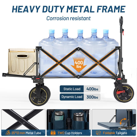 Timber Ridge 250L capacity open cargo area for camping gear
