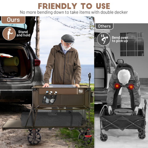 TIMBER RIDGE 400L adjustable-handle offers ergonomic control during long walks.