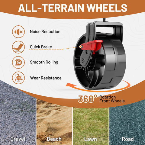 TIMBER RIDGE 400L dimensions show a broad loading footprint.