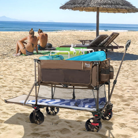 TIMBER RIDGE 400L double-decker-design doubles cargo space for bulky gear.