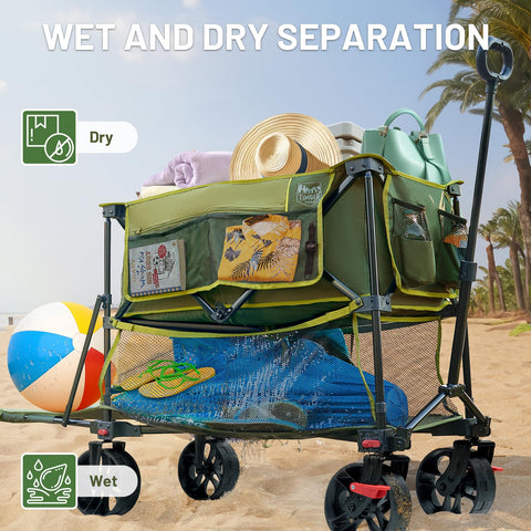 TIMBER RIDGE 400L folded compact mode shows easy storage footprint