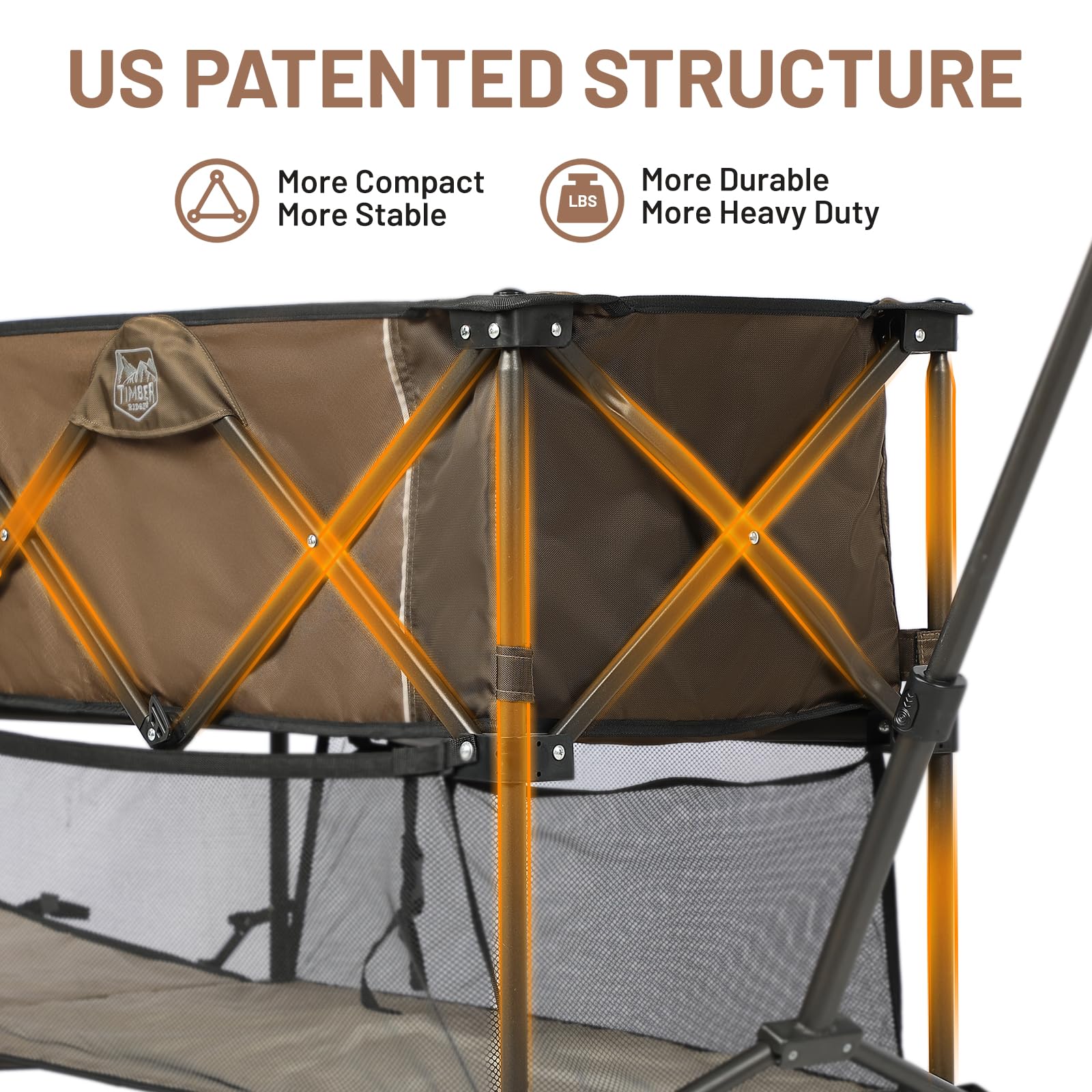 TIMBER RIDGE 400L front-360-wheels provide precise turns in tight spaces.