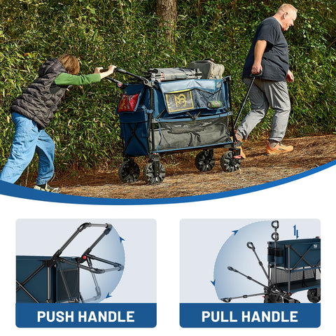 TIMBER RIDGE all-terrain wheels with brakes on uneven surfaces