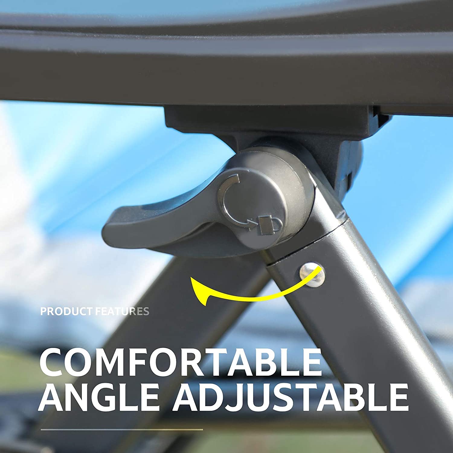 TIMBER RIDGE folding design allows easy storage.