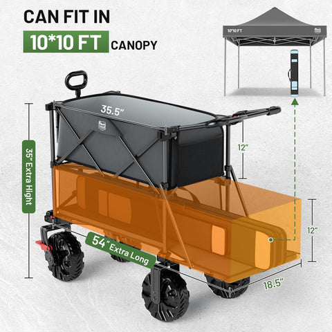 TIMBER RIDGE grey wagon suits sports, beach, and camping trips.