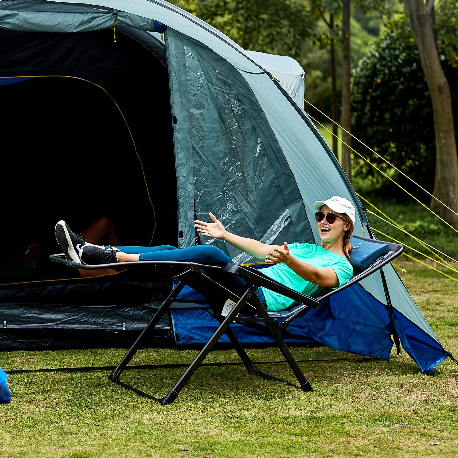 TIMBER RIDGE oversized recliner with padded seat for all-day comfort.
