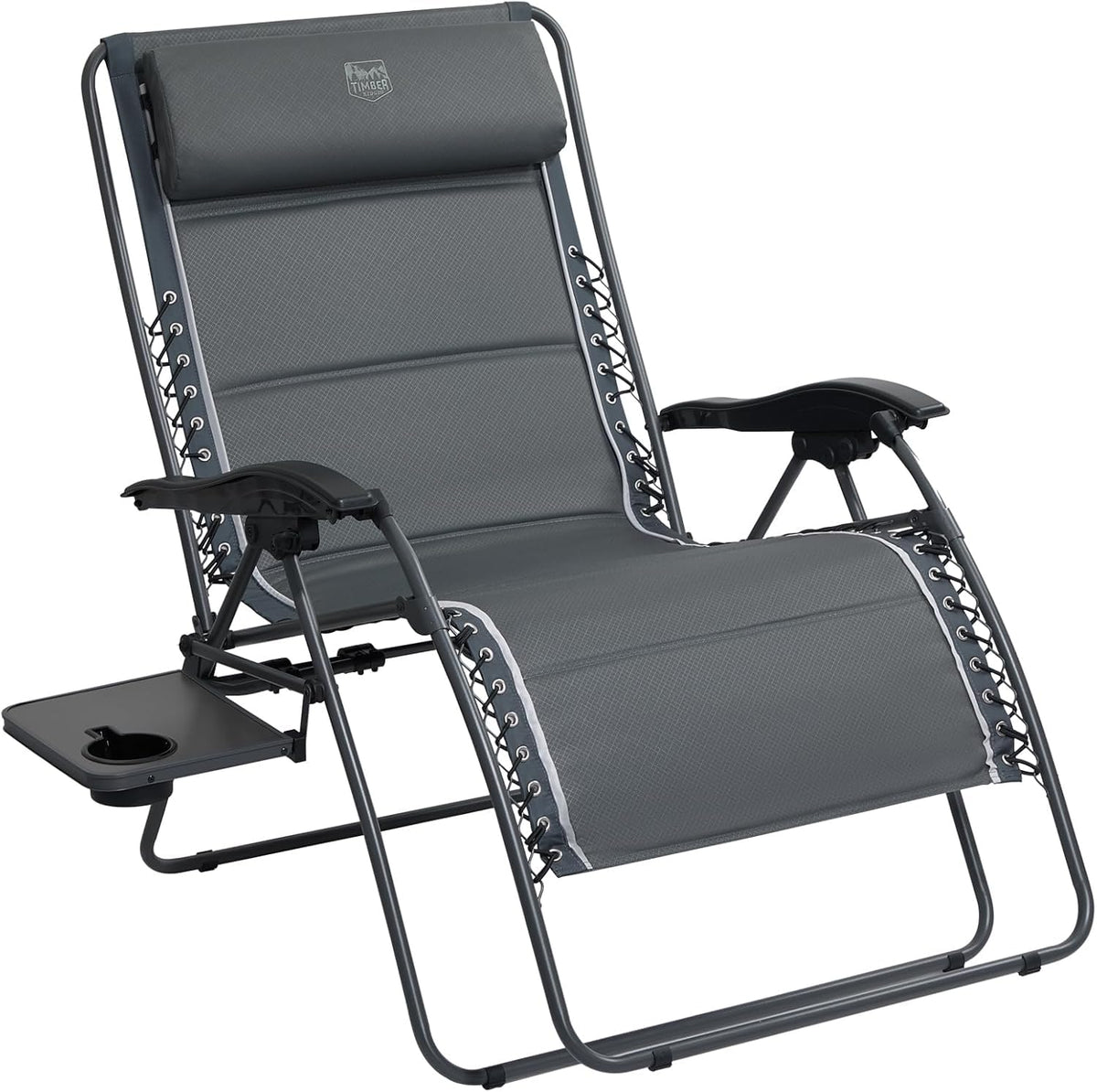 Timber Ridge oversized zero gravity chair with wide seat for outdoor comfort