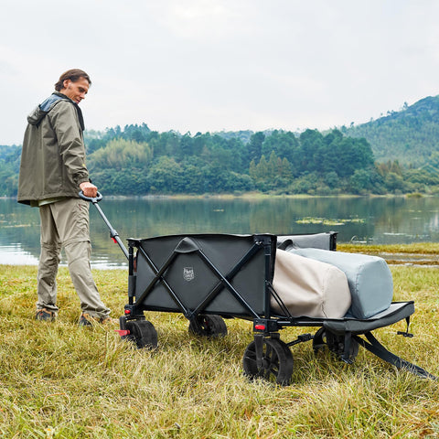 Timber Ridge collapsible design folds in seconds for convenient storage.