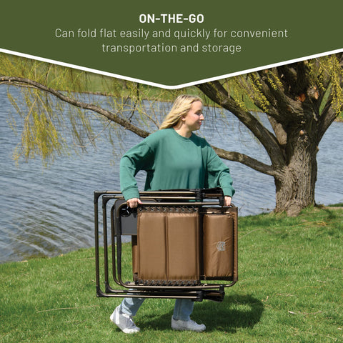TIMBER RIDGE Zero Gravity Chair supports up to 350 pounds.