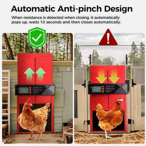 Time Forest remote control allows operation from up to 66 feet away