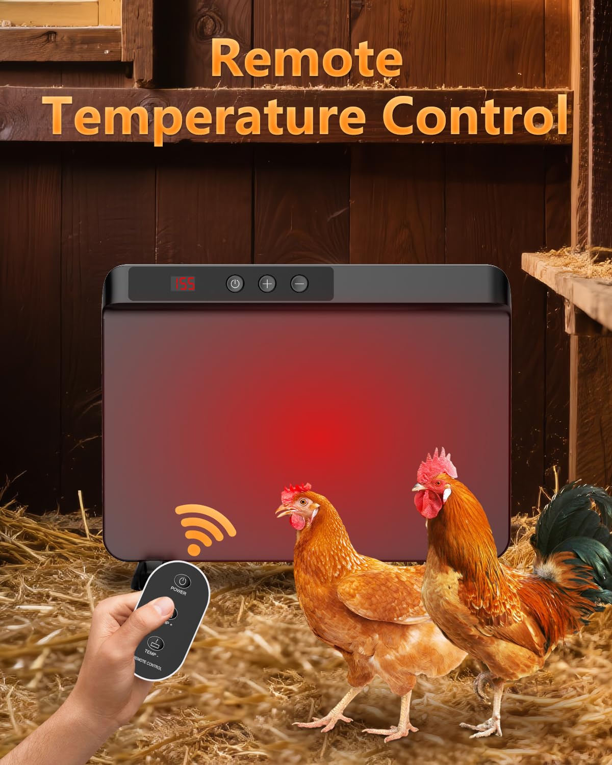 TIMEBAL 2025 inside-coop placement delivering gentle warmth