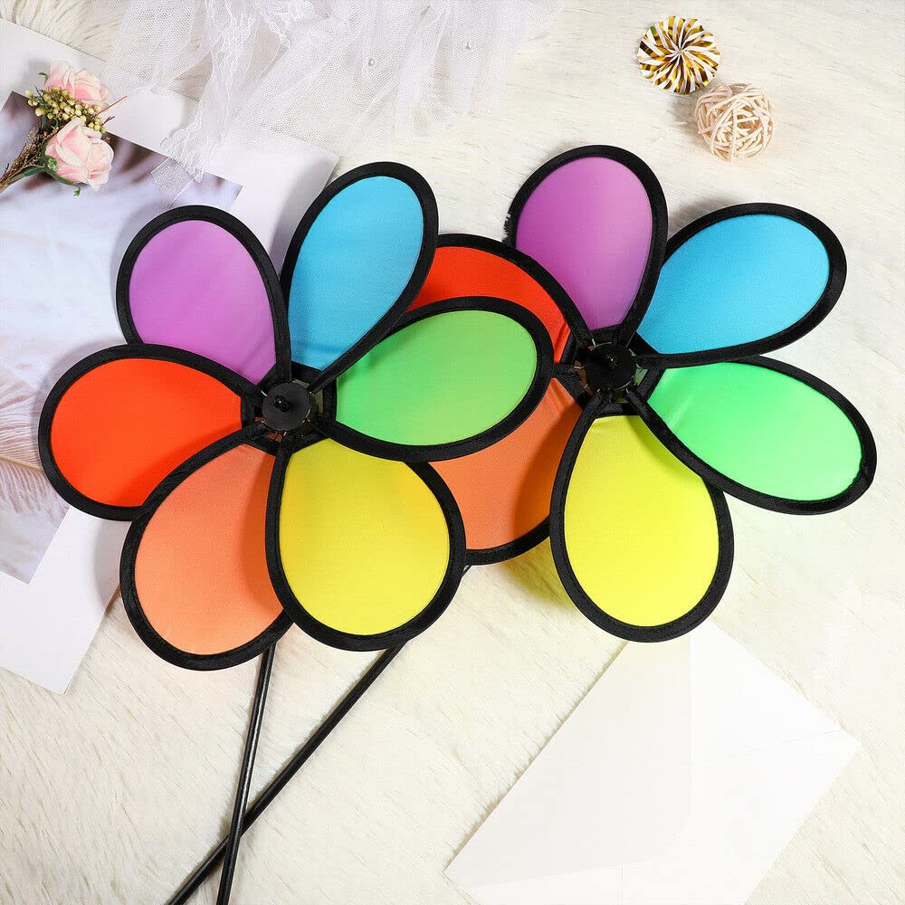 Timecity pinwheel garden decor brightens patios with color and motion.