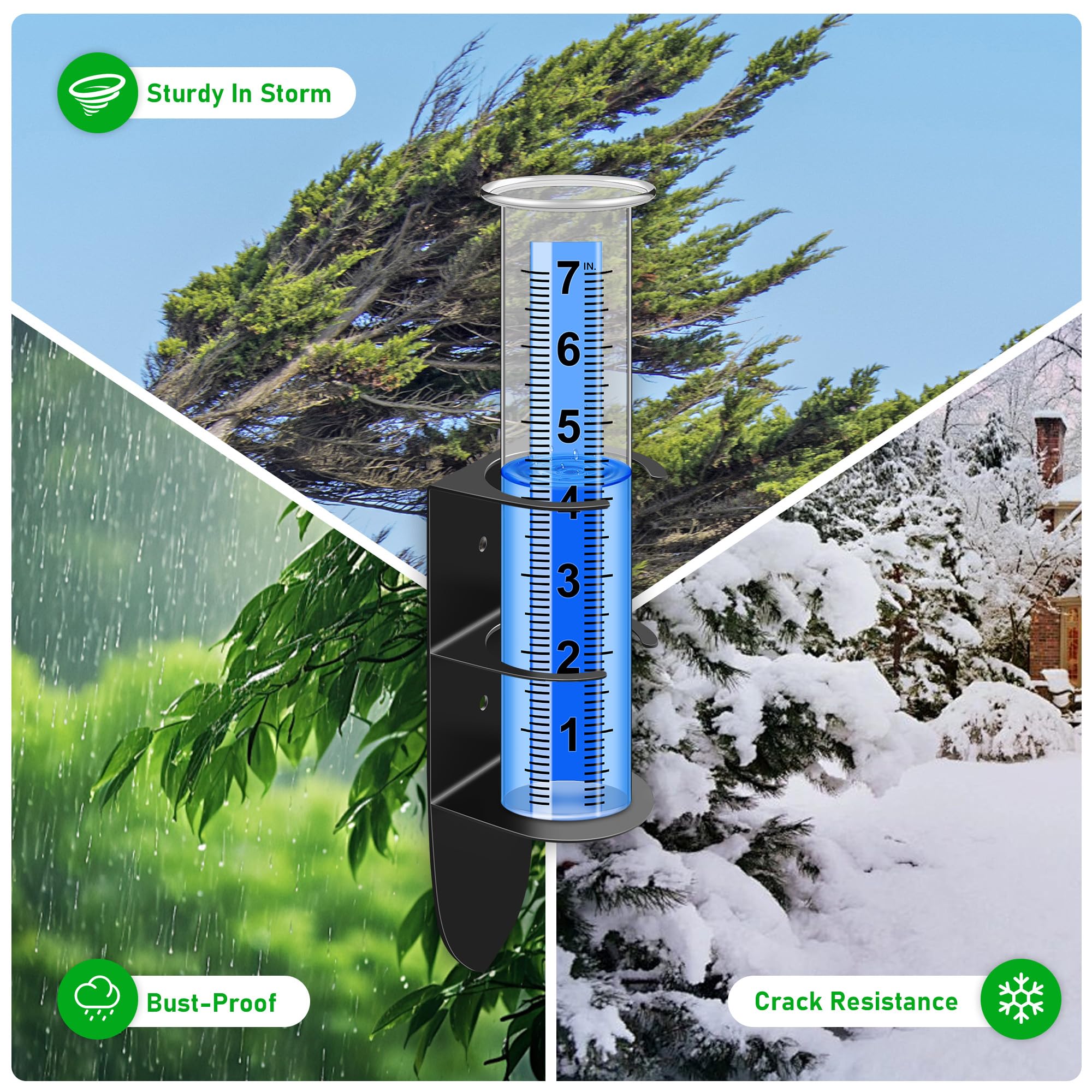 Timenued 2-in-1 installation for posts fences or ground mounting.
