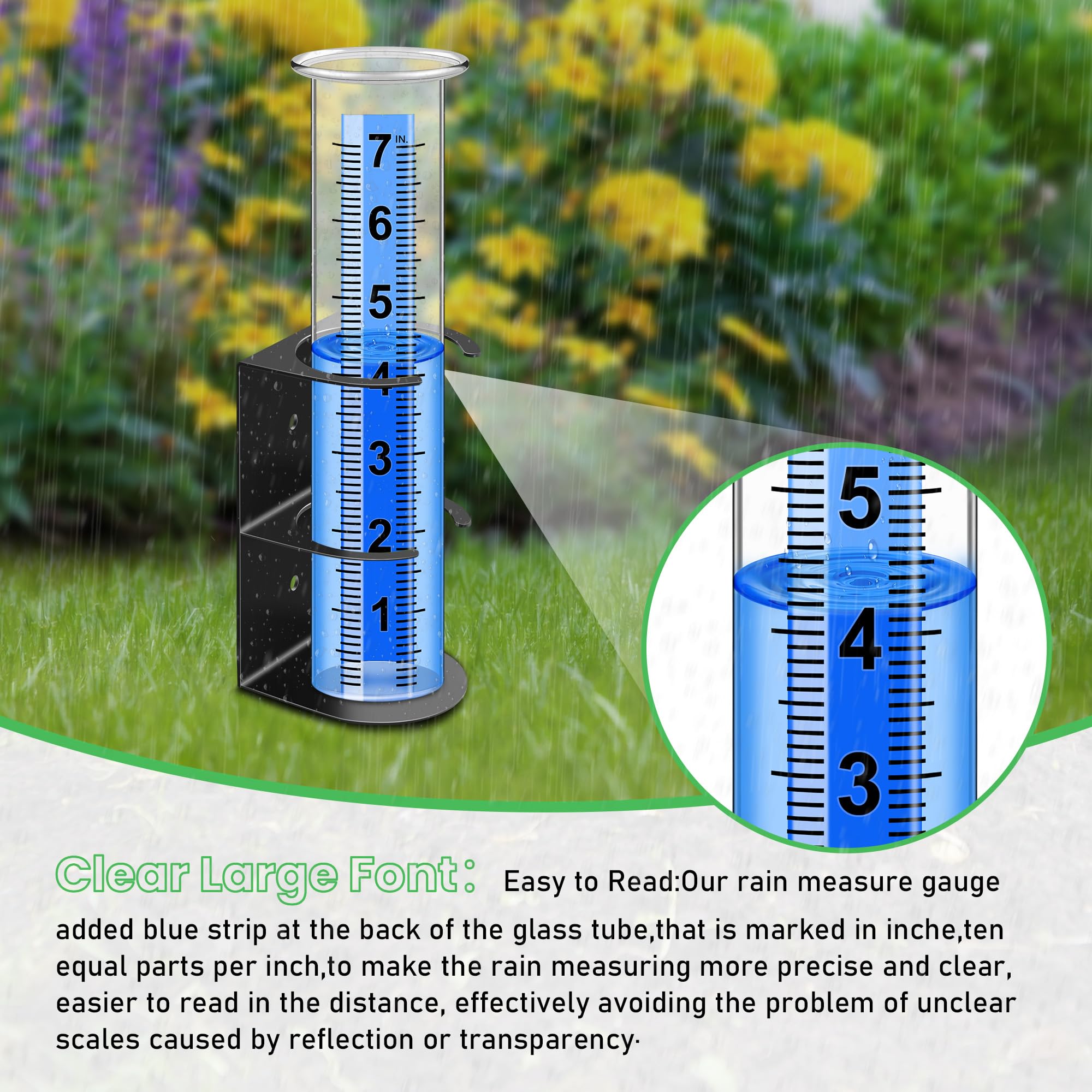 Timenued freeze-proof design endures year-round outdoor use.