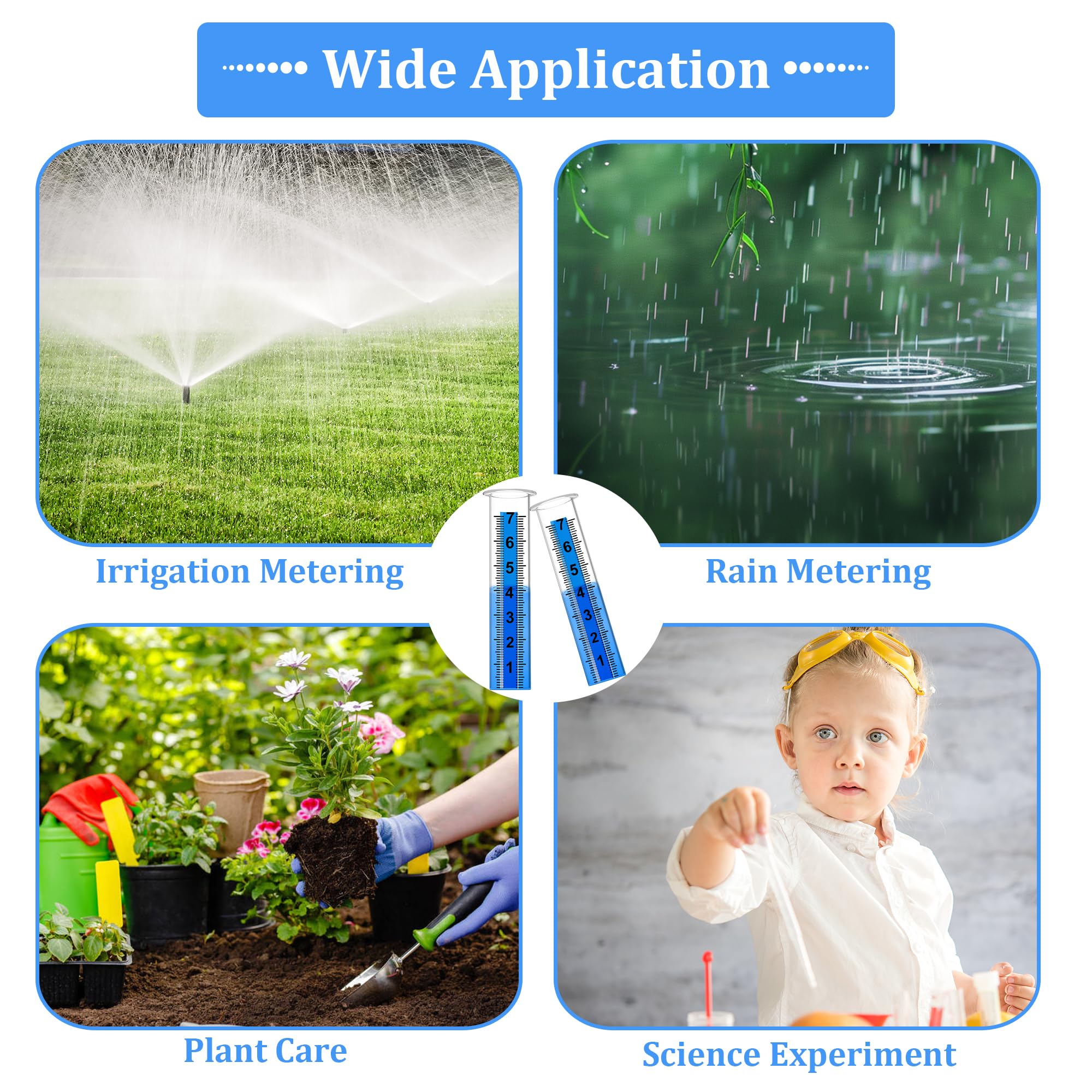 Timenued reading the tube helps quick rainfall checks from afar.