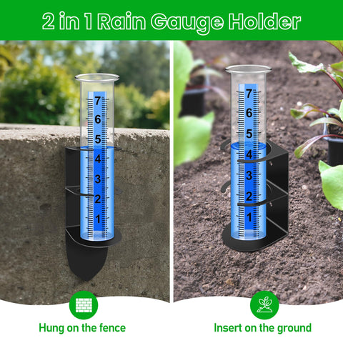 Timenued precision inch scales help tracking rainfall with confidence.