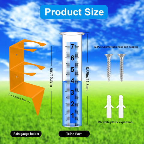 Clear plastic gauge tube from Timenued for easy visibility of readings