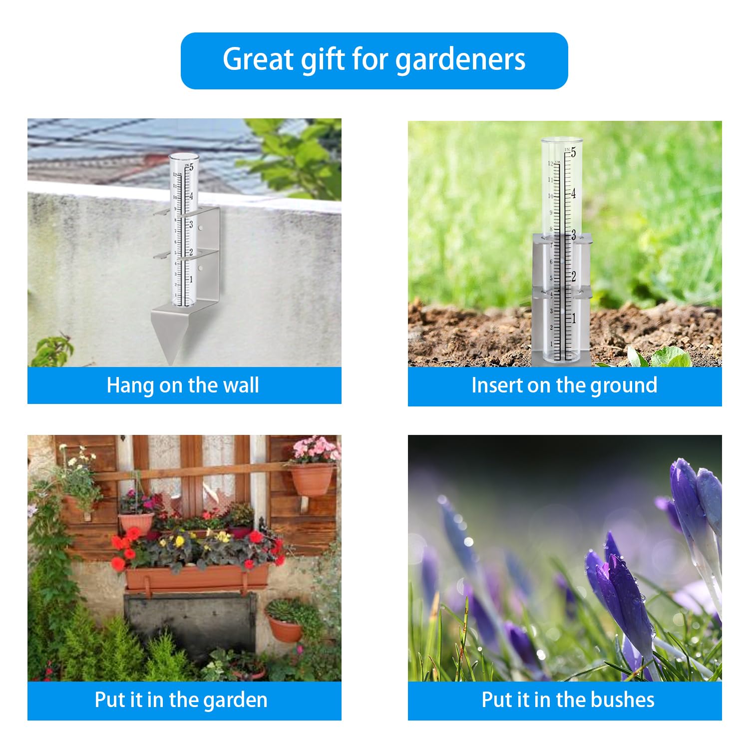 Timenued weather-resistant gauge designed for varied climates.