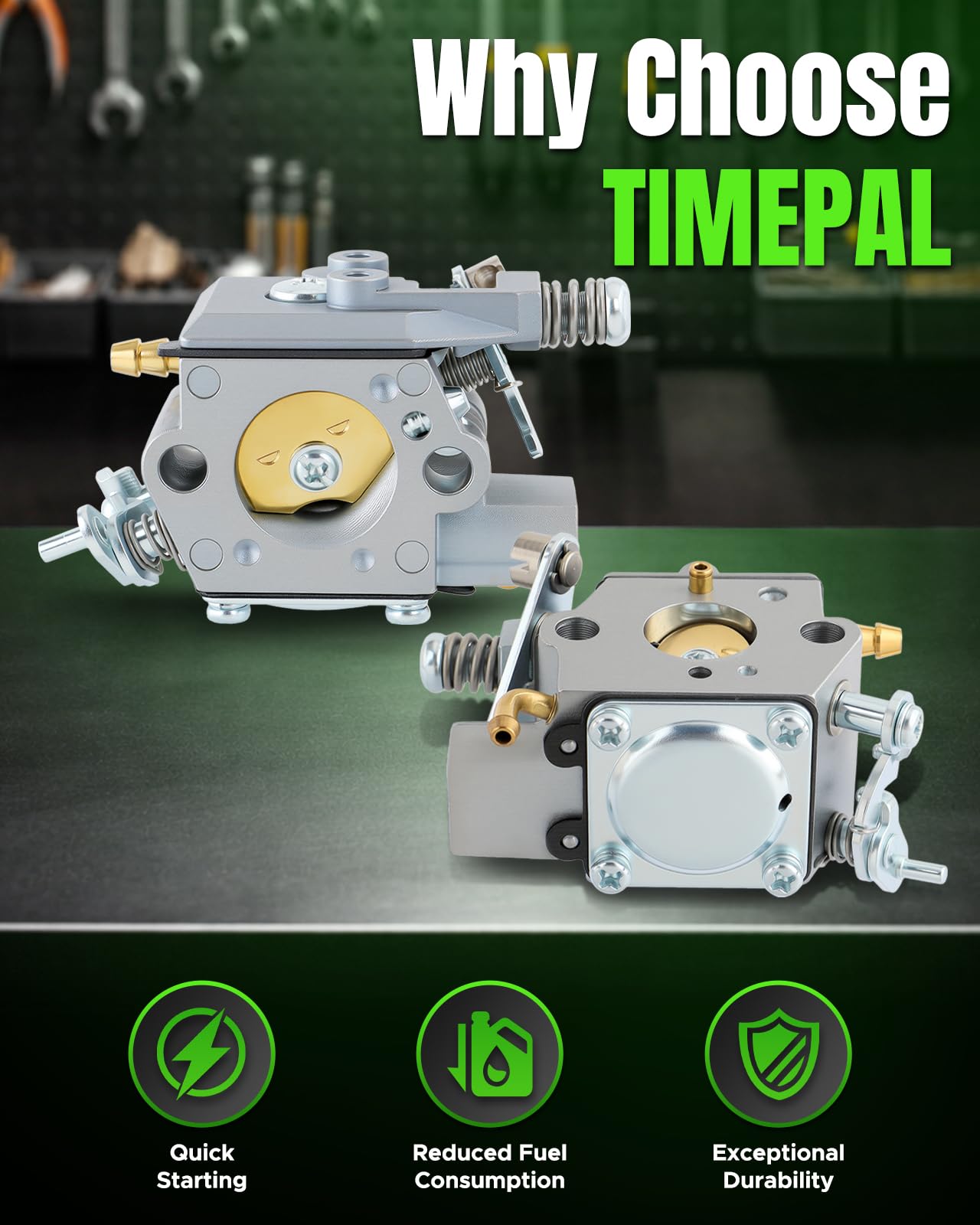 TIMEPAL black fuel line for Husqvarna 525 provides durable fuel transport.