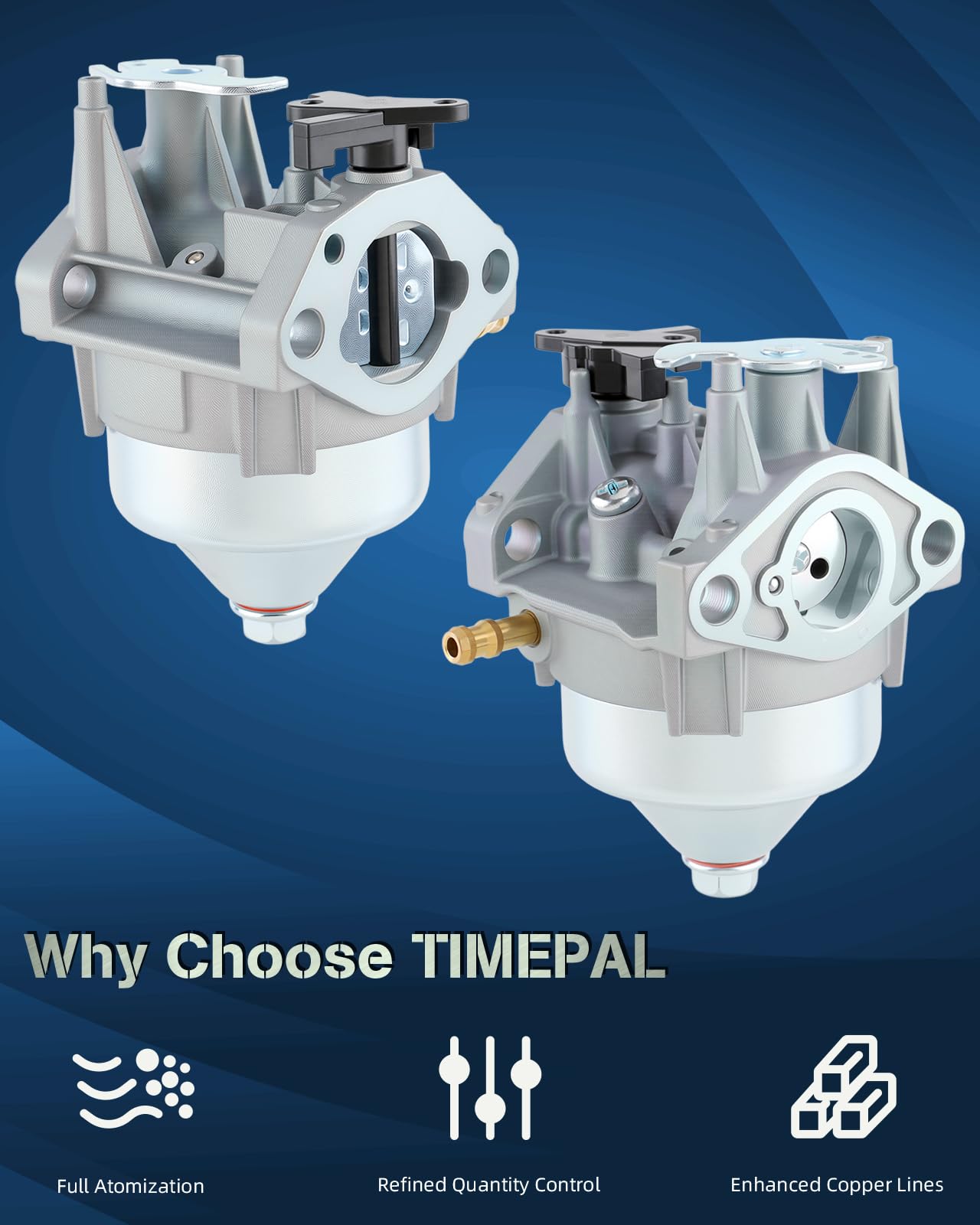 TIMEPAL fuel filter improves fuel flow and engine protection.