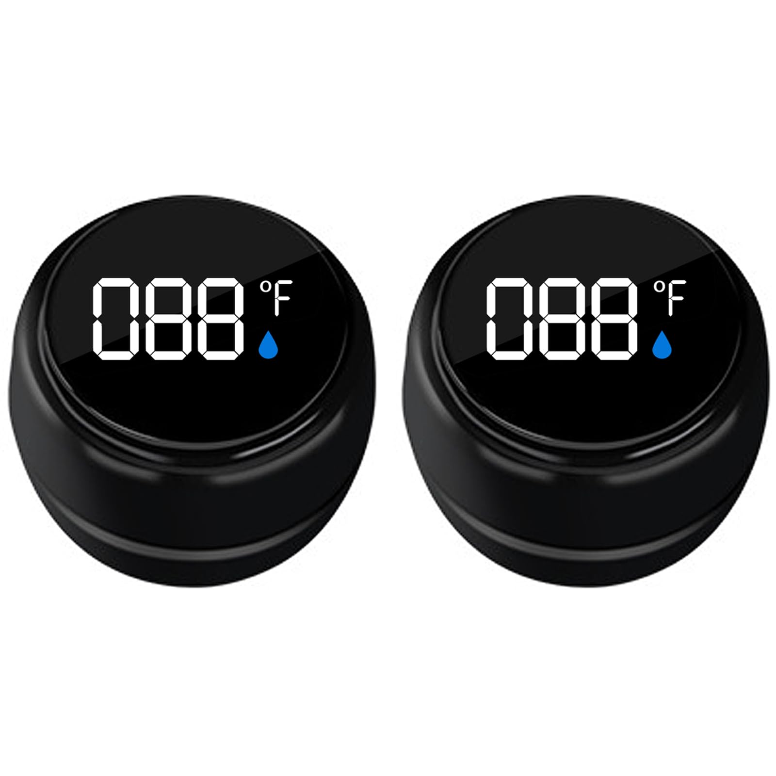Timloon 2-pack floating bath thermometer shows clear water temperature at a glance for safe soaks.