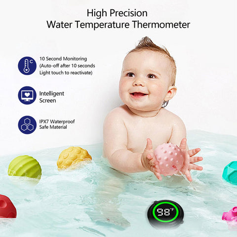 Timloon bathtub floating thermometer offers easy digital readouts for bath setup