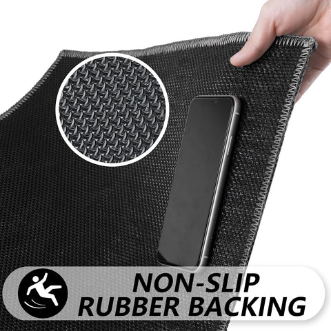 Timo doormat machine-washable highlights easy cleaning after use.