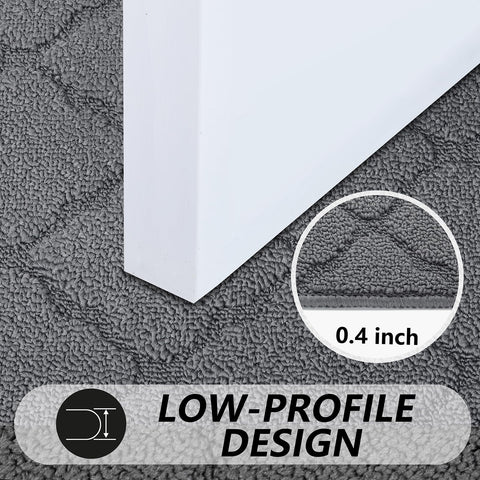 Timo low-profile edge design emphasizes door clearance and smooth operation.