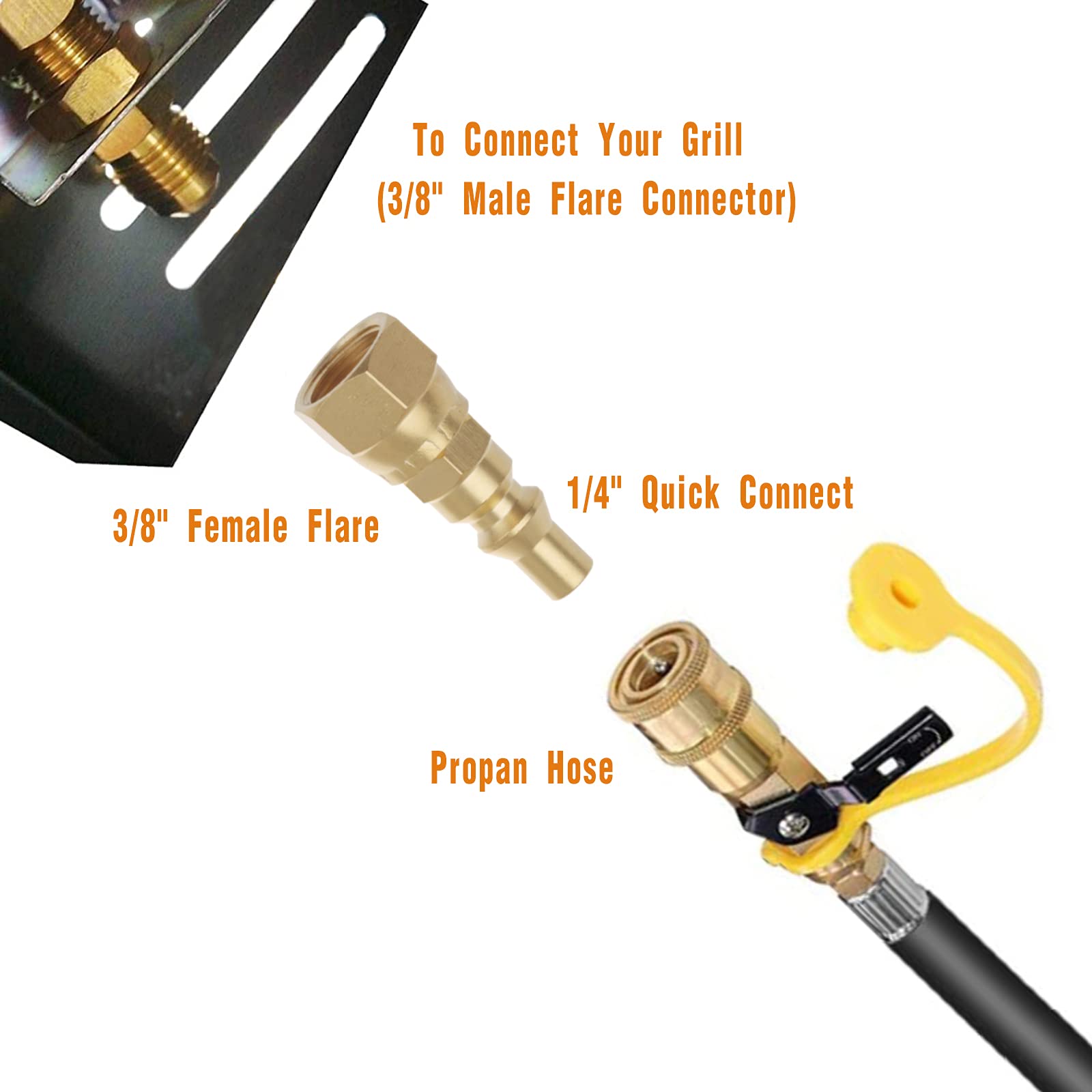 Timsec brass quick-connect body shows durable construction