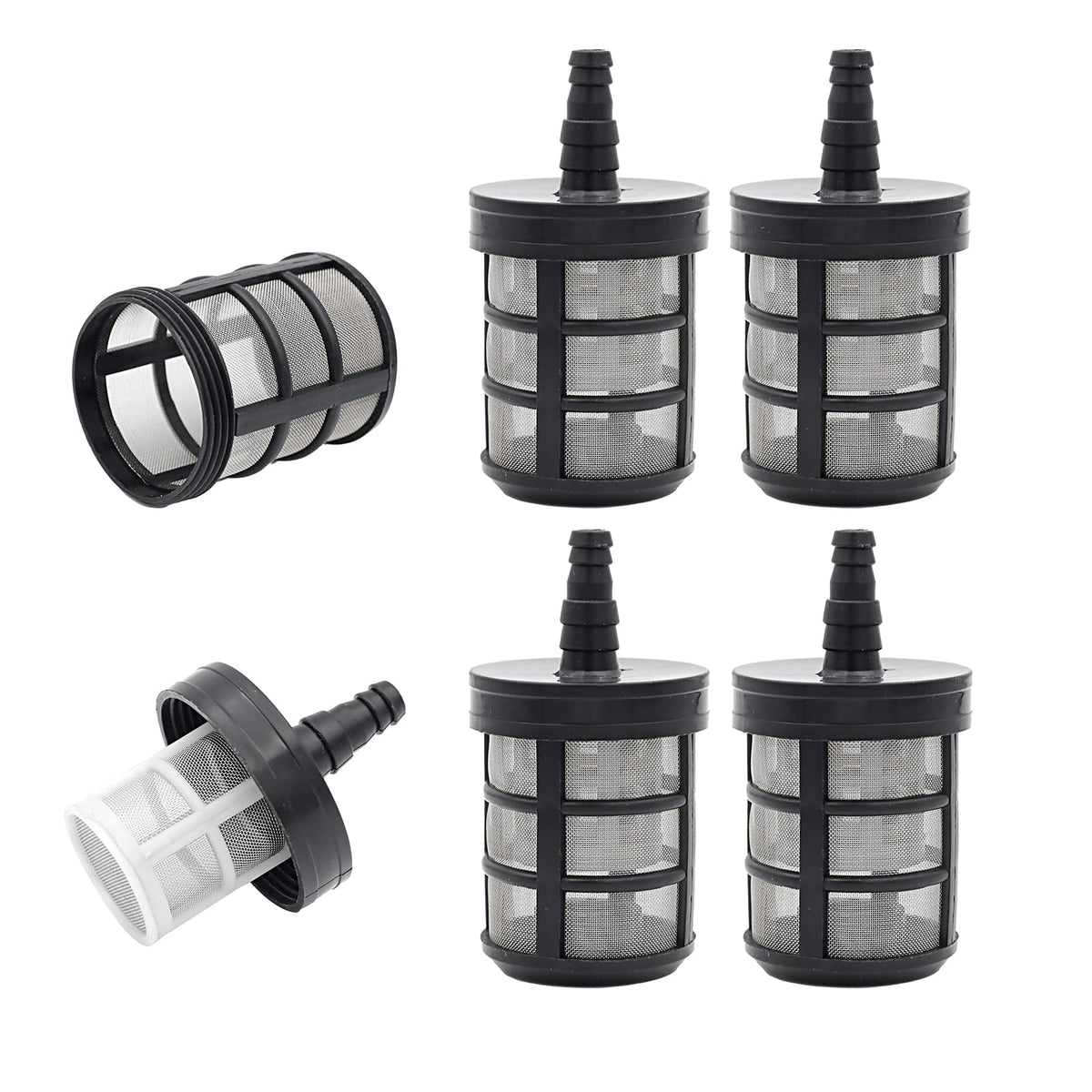 Timsec four-pack hose filters assembled for easy installation and pump protection.