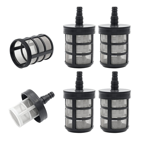 Timsec four-pack hose filters assembled for easy installation and pump protection.