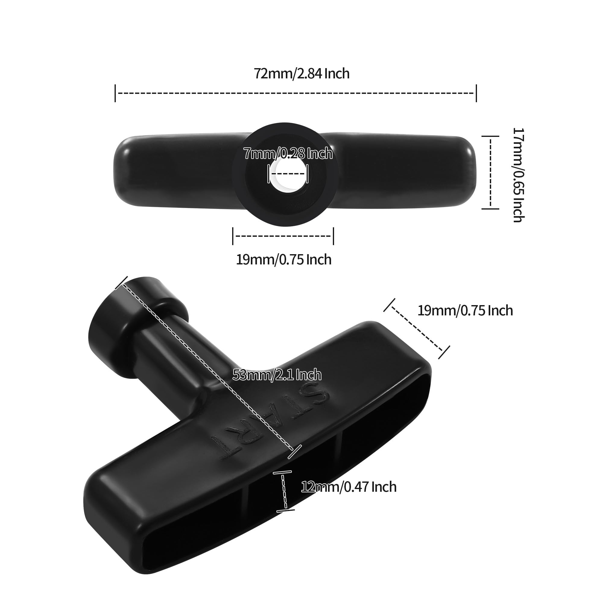 Timsec pull cord handle for trimmer offers comfortable three-finger grip