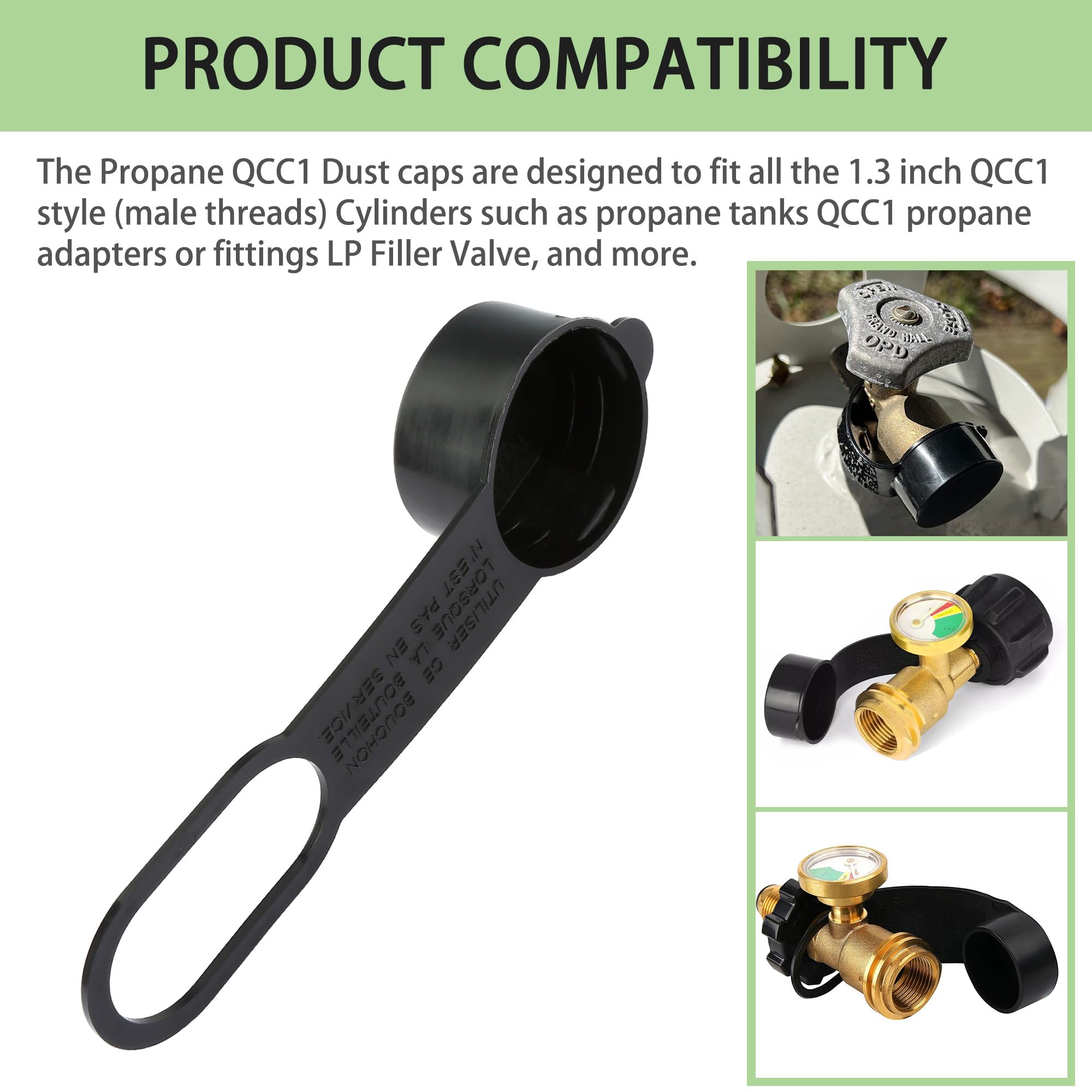 Hands-on installation of Timsec QCC1 dust cap on valve thread