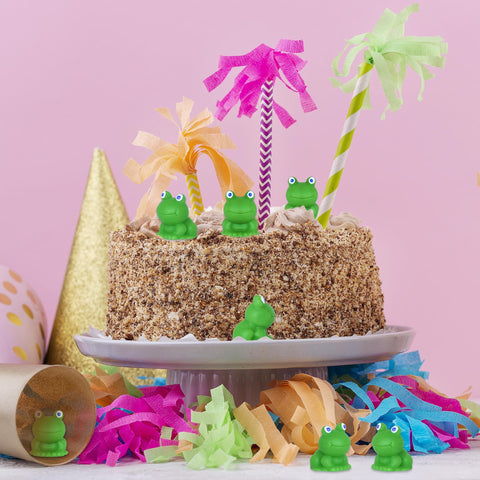 Tindobewan frog cake toppers for cute desserts