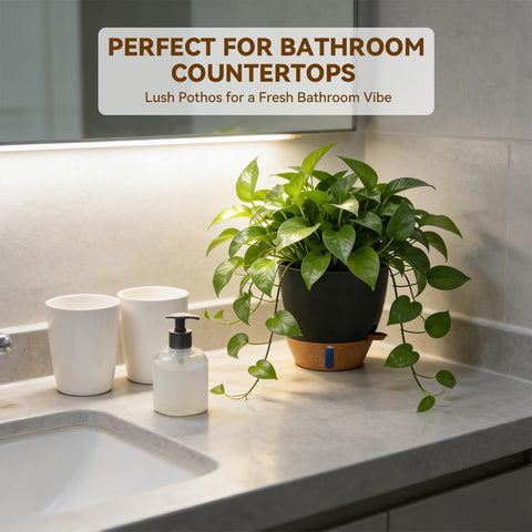 Tinecio self-watering pot removable tray protects surfaces and simplifies cleaning.